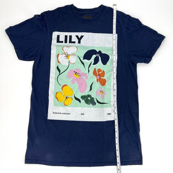 Lily Modern Art Graphic T Shirt Botanical Collection No. 6 1980 Print Size M - Picture 5 of 7